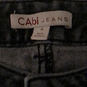 CAbi JEANS, size 4, charcoal Black
